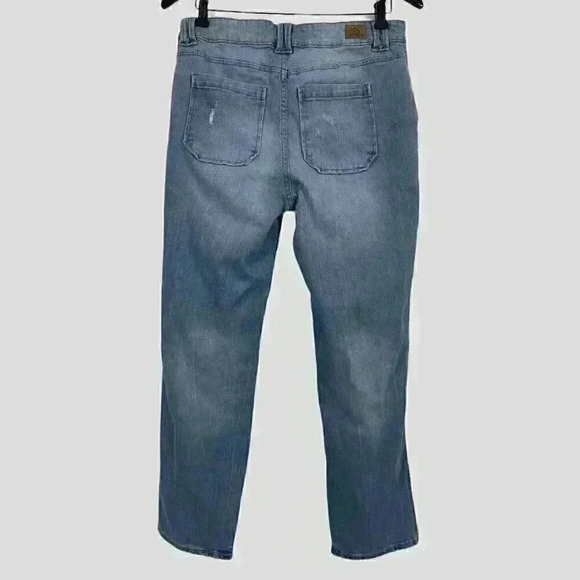 JORDACHE high rise straight ladies distressed jean‎ SIZE 10 - Picture 2 of 12